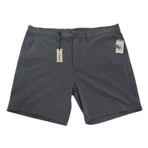 Buffalo David Bitton Mens Gray Casual Shorts Size 40  Lightweight Summer Wear.
